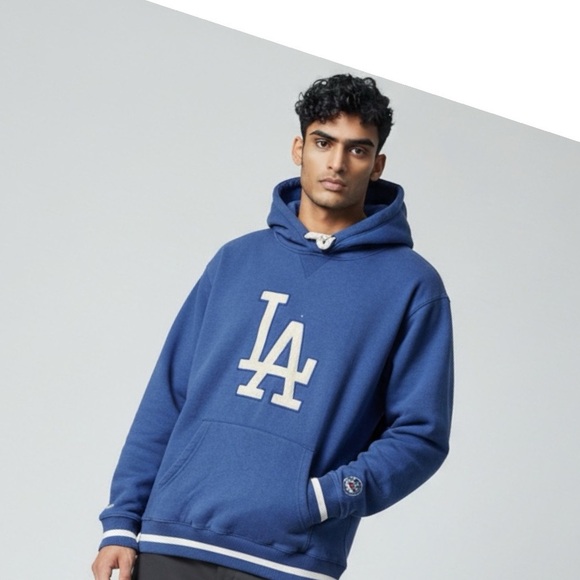 mitchell and ness Other - Mitchell & Ness LA Los Angeles Dodgers Cooperstown Collection Hoodie Size Laarge